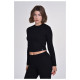 Target Γυναικεία μακρυμάνικη μπλούζα Crop Top Long Sleeve "Rib Viscose"